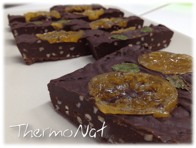 ThermoNatCat - Thermomix Natalia Castello - Turrón de mandarina i menta