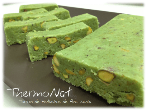 ThermoNatCat - Thermomix Natalia Castello - Turrón de pistachos