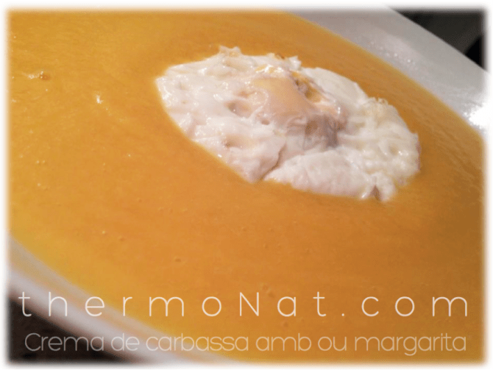 ThermoNat - Crema carbassa amb ou margarita